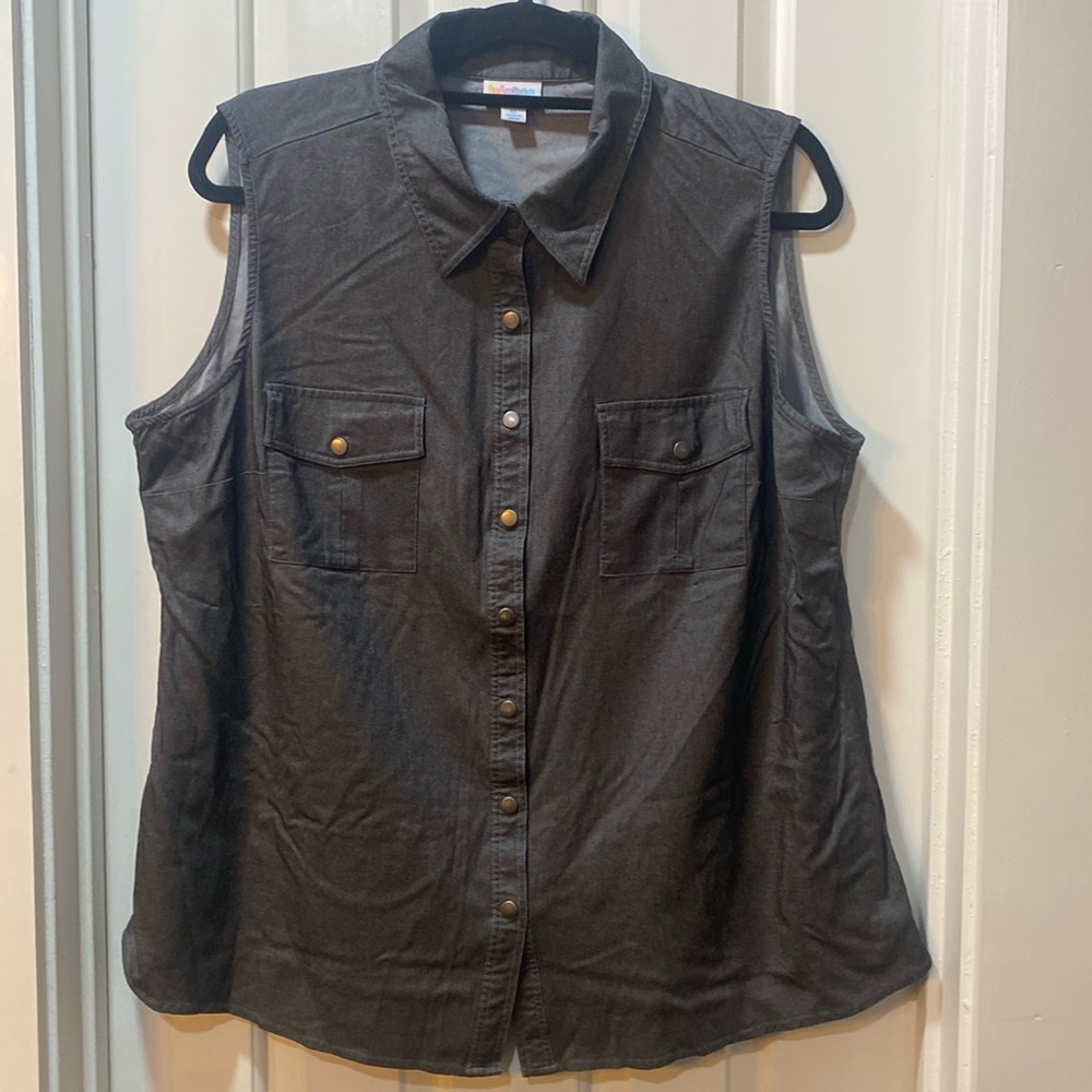 LulaRoe sleeveless top